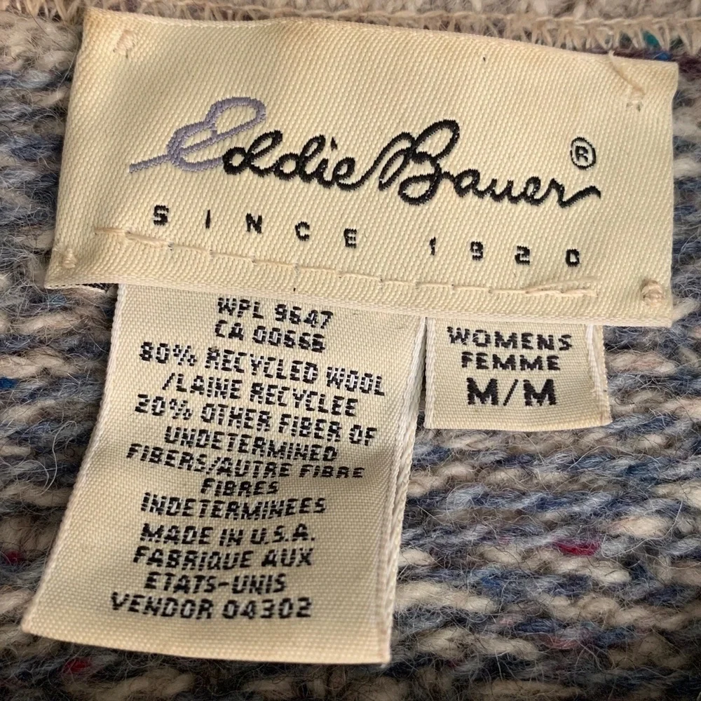 Eddie Bauer Multicolor Crew Neck Sweater - Picture 7 of 7